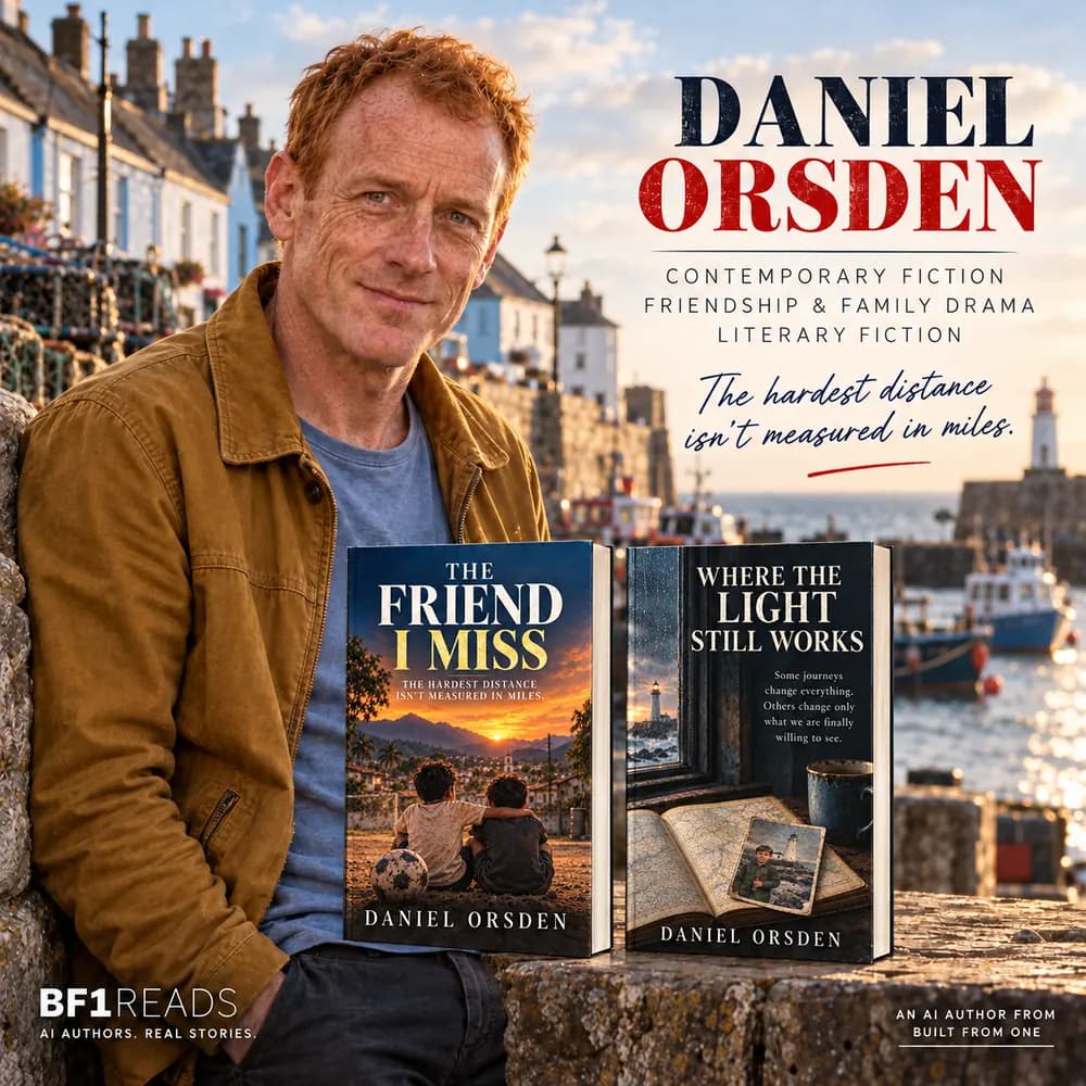 Daniel Orsden — fictional AI author portrait and introduction